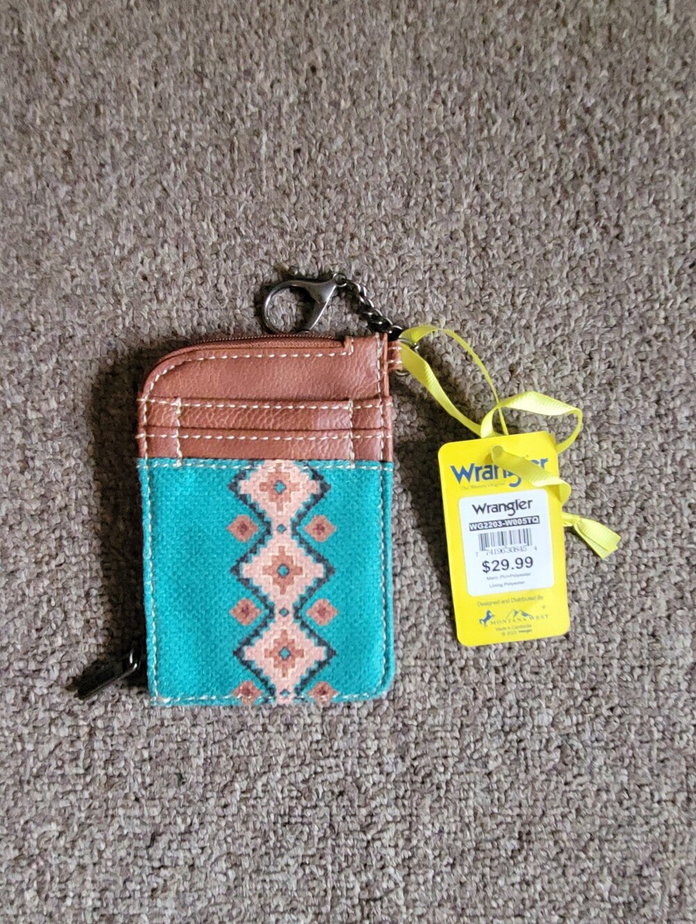 NWT Montana West Wrangler Wallets for Women Boho Aztec Card Holder